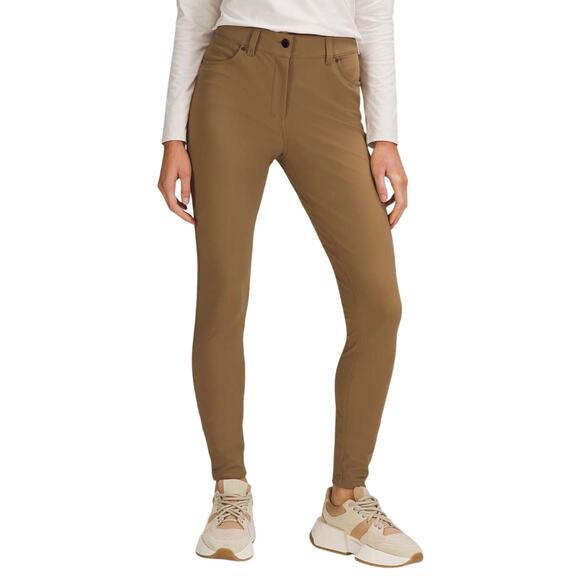 Lululemon City Sleek Slim-Fit 5 Pocket High-Rise Pant Artifact Women's Sz 25 EUC - Picture 3 of 8